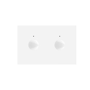 Modul intrerupator dublu cu touch Livolo standard Italian, Serie noua
