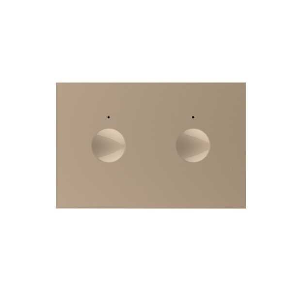 Modul intrerupator dublu cu touch Livolo standard Italian, Serie noua