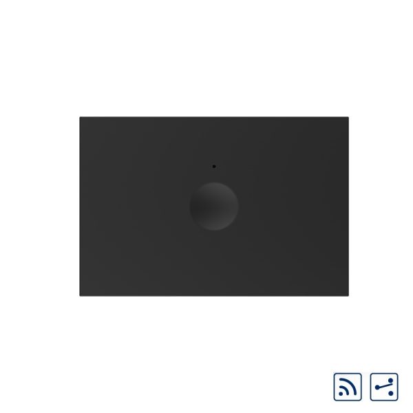 Modul intrerupator simplu cap scara / cap cruce wireless cu touch Livolo standard Italian, Serie noua
