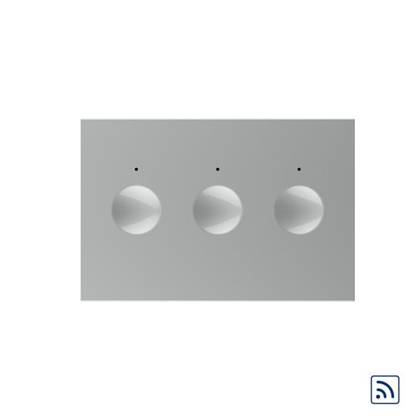 Modul intrerupator triplu wireless cu touch Livolo standard Italian, Serie noua