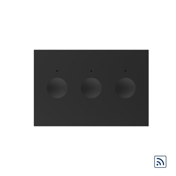 Modul intrerupator triplu wireless cu touch Livolo standard Italian, Serie noua