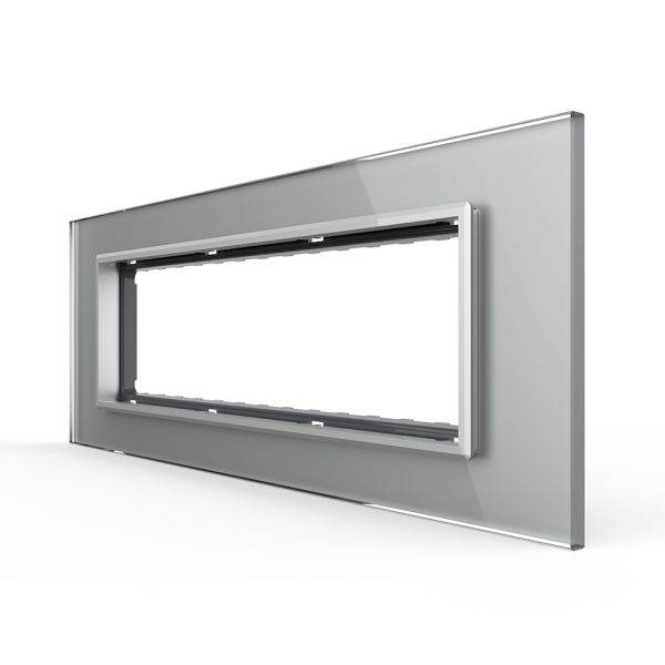 Rama din sticla Livolo standard Italian 6/7 module – Serie noua