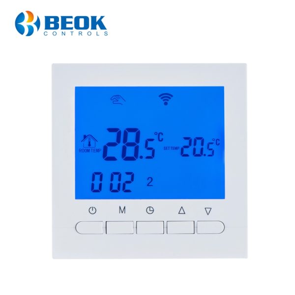 Termostat WiFi pentru centrala termica pe gaz si incalzire in pardoseala BeOk BOT-313WiFi