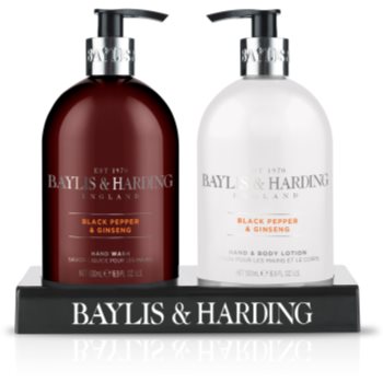 Baylis & Harding Black Pepper & Ginseng set (pentru maini si corp)