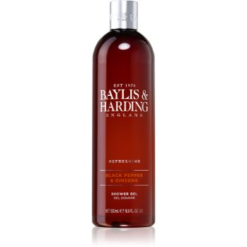 Baylis & Harding Black Pepper & Ginseng gel de duș