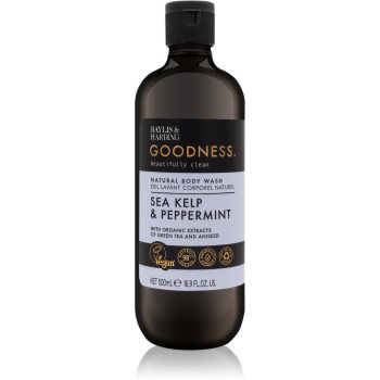 Baylis & Harding Goodness Sea Kelp & Peppermint gel de duș cu extract de alge marine