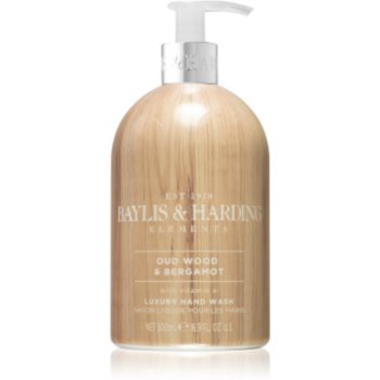 Baylis & Harding Elements Oud Wood & Bergamot Săpun lichid pentru mâini