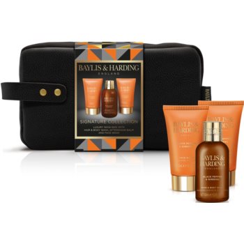 Baylis & Harding Black Pepper & Ginseng set cadou (geanta de cosmetice) pentru bărbați