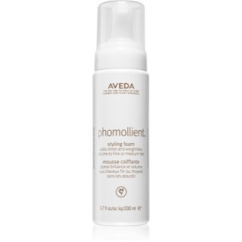 Aveda Phomollient™ Styling Foam spumă de coafat pentru definirea și forma coafurii pentru par fin si normal