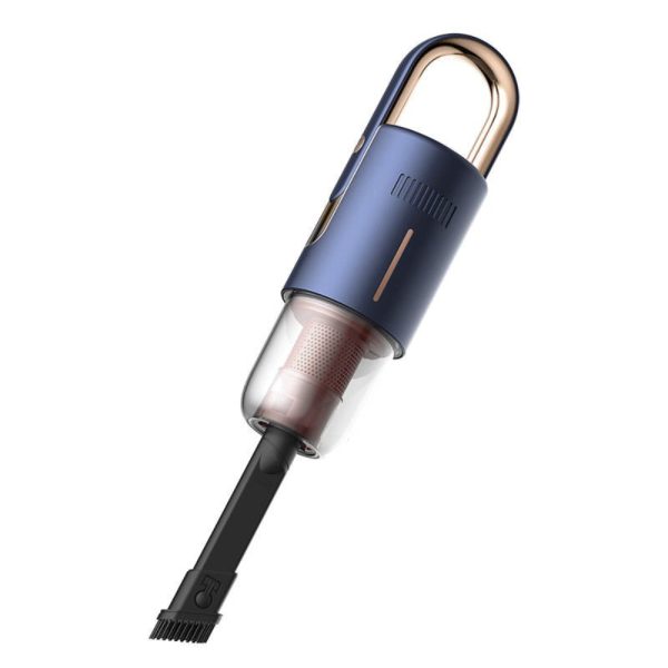 Aspirator vertical fara fir Deerma VC20 Pro, Mop, Putere 220W, Baterie 2500 mAh, Albastru