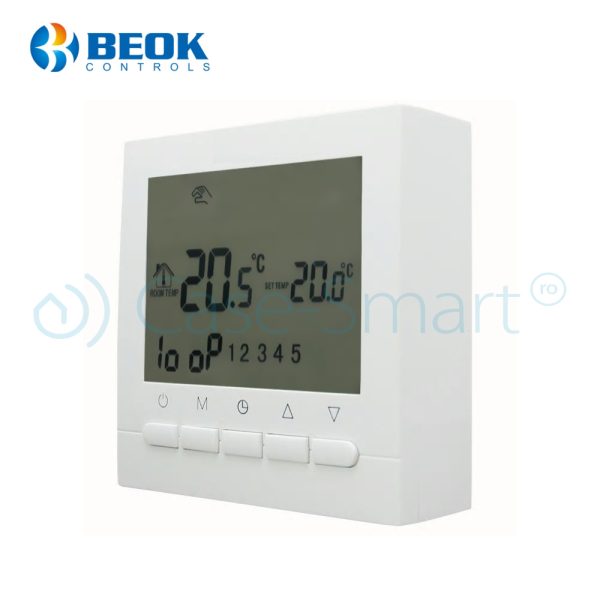 Termostat pentru centrala termica pe gaz si incalzire in pardoseala BeOK BOT-313W