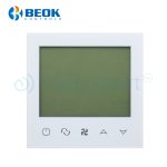 Termostat cu fir pentru aer conditionat BeOk TDS21WIFI-AC2, Control de pe telefonul mobil, Compatibil cu sisteme HVAC