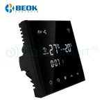 Termostat cu fir pentru aer conditionat BeOk TGT70WIFI-AC2, Control de pe telefonul mobil, Compatibil cu sisteme HVAC