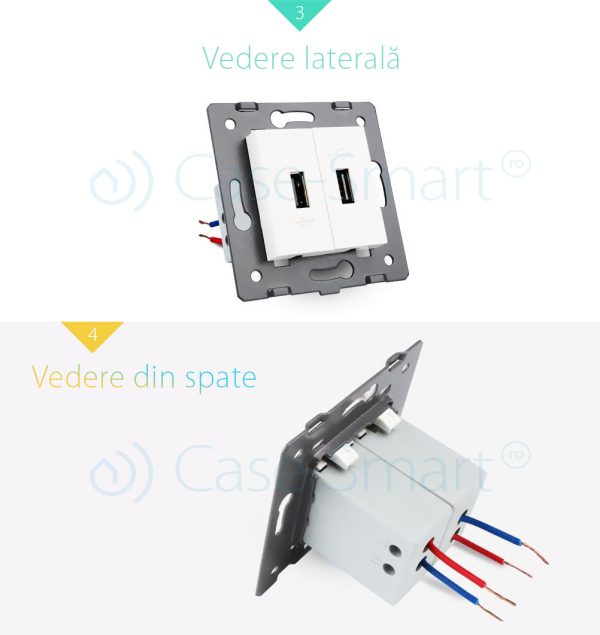 Priza Dubla USB Livolo