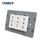 Modul priza tripla LIVOLO standard italian