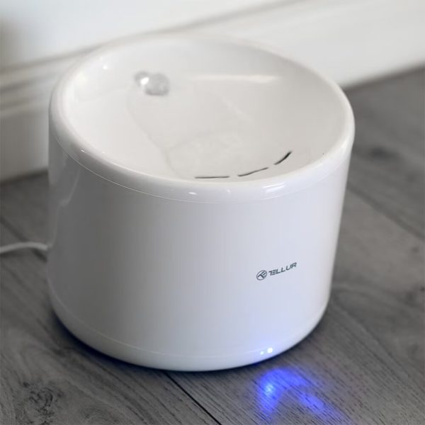 Dispenser inteligent de apa pentru animale Tellur TLL331471, Wi-Fi, Capacitate 2L