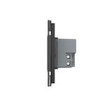 Intrerupator cvadruplu cap scara / cap cruce cu touch Livolo cu rama din sticla, standard Italian, protocol ZigBee – Serie noua