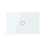 Intrerupator simplu cap scara / cap cruce cu touch Livolo din sticla, standard Italian, protocol ZigBee – Serie noua