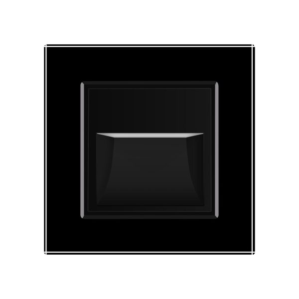 Lampa de veghe LED Livolo cu rama din sticla