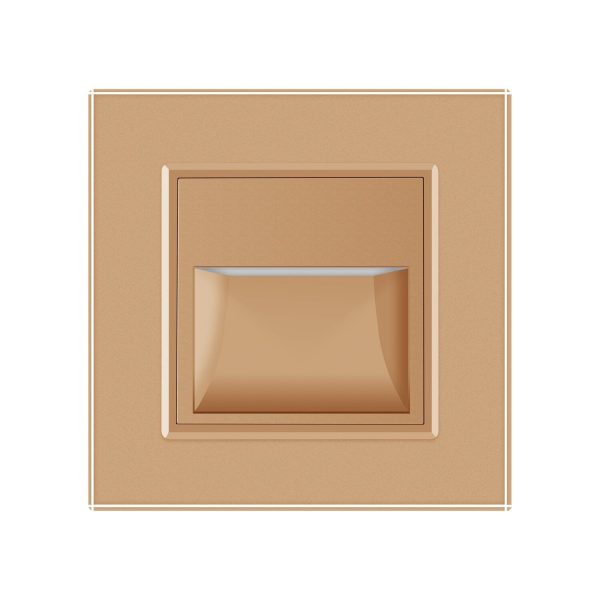 Lampa de veghe LED Livolo cu rama din sticla