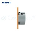 Intrerupator LIVOLO cu touch din sticla cu 5 intrerupatoare simple