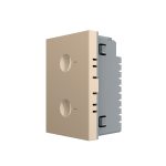 Modul intrerupator dublu cu touch Livolo, protocol ZigBee, standard Italian – Serie noua