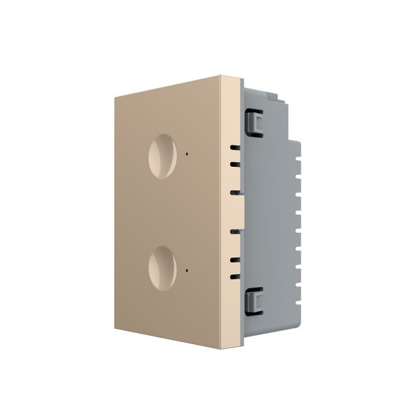 Modul intrerupator dublu cu touch Livolo, protocol ZigBee, standard Italian – Serie noua