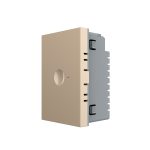 Modul intrerupator simplu cap scara / cap cruce wireless cu touch Livolo standard Italian, Serie noua