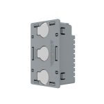 Modul intrerupator triplu cap scara / cruce cu touch Livolo, protocol ZigBee, standard Italian