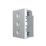 Modul intrerupator triplu cap scara / cap cruce wireless cu touch Livolo standard Italian, Serie noua