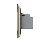Priza USB Tip C Livolo cu Rama din Sticla