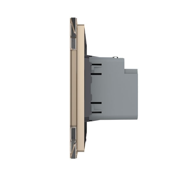 Priza USB Tip C Livolo cu Rama din Sticla