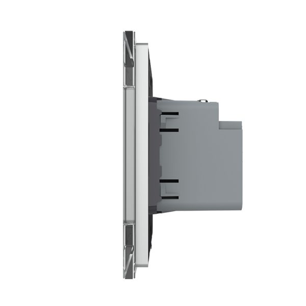 Priza USB Tip C Livolo cu Rama din Sticla