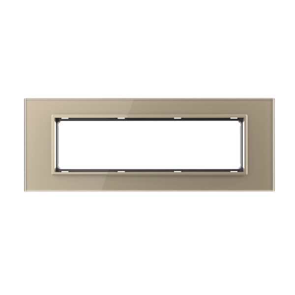 Rama din sticla Livolo standard Italian 6/7 module – Serie noua