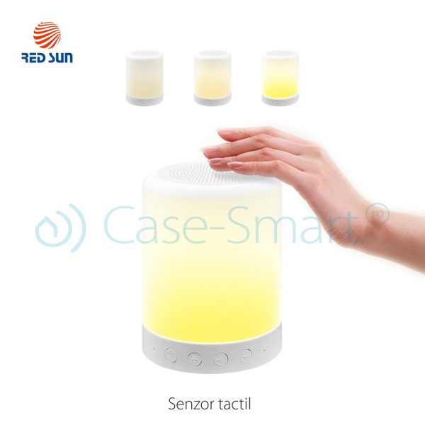 Boxa si lampa inteligenta portabila cu bluetooth Red Sun RS-WBSL-LV2016-RGB