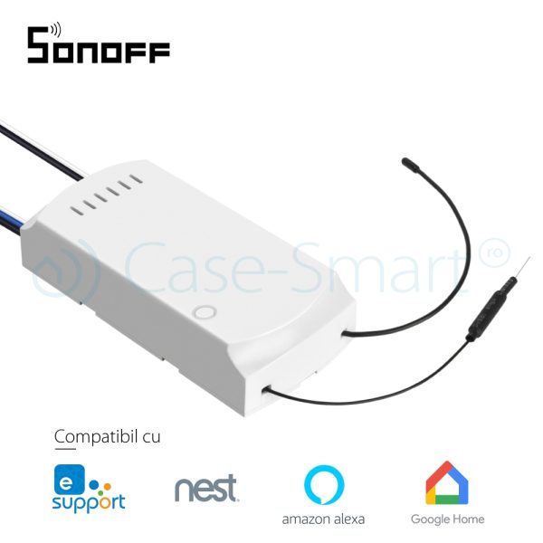 Releu Automatizare Ventilatoare Sonoff iFan03 cu Functie Control de pe telefonul mobil, Control vocal