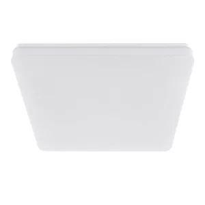 Plafoniera inteligenta LED RGB Tellur, Control vocal, 24W, Wi-Fi, 33 cm, Forma patrata
