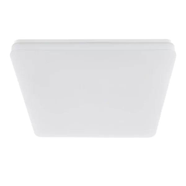 Plafoniera inteligenta LED RGB Tellur, Control vocal, 24W, Wi-Fi, 33 cm, Forma patrata