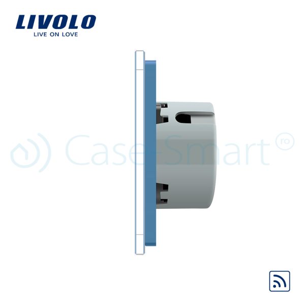 Intrerupator dublu+dublu+dublu cu touch Wireless Livolo din sticla