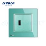 Priza USB Livolo cu rama din sticla