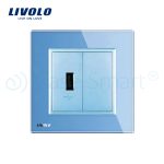 Priza USB Livolo cu rama din sticla
