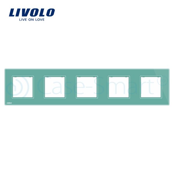Rama cvintuplu din sticla Livolo
