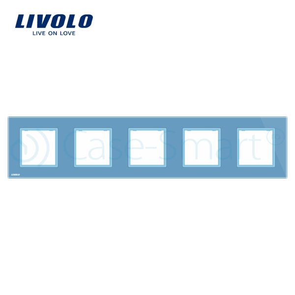 Rama cvintuplu din sticla Livolo