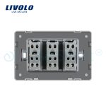 Modul priza tripla LIVOLO standard italian
