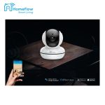 Camera de supraveghere wireless rotativa Homeflow C-6001, Comunicare bidirectionala, Detectie miscare, Inregistrare, Control de pe telefonul mobil