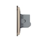 Intrerupator Dublu cu Revenire / Reset cu Touch LIVOLO – Serie Noua