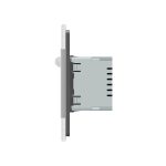 Lampa de veghe LED Livolo cu rama din sticla, Senzor miscare incorporat