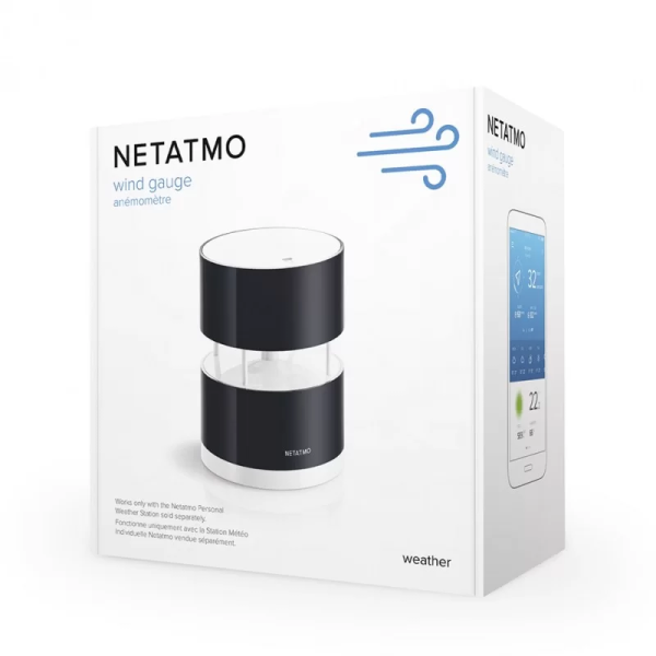Modul aditional de vant pentru statia meteo Netatmo, Monitorizare viteza si directie, Afisare date in aplicatie