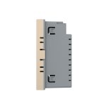 Modul intrerupator triplu cap scara / cap cruce wireless cu touch Livolo standard Italian, Serie noua
