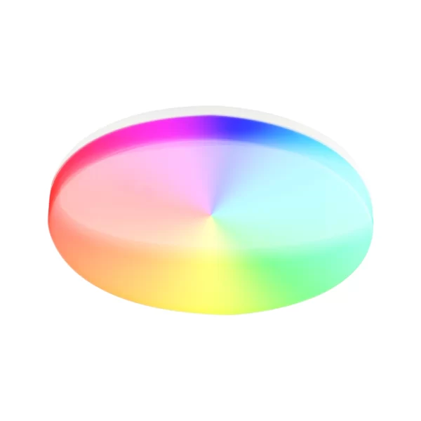 Plafoniera inteligenta LED RGB Tellur, Control vocal, 24W, Wi-Fi, Forma rotunda, 33 cm